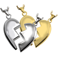 Cremation Jewelry: Companion Heart Pendant