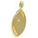 Cremation Jewelry: Double Tear Stone Pendant -  - 3195