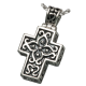 Cremation Jewelry: Filigree Cross Pendant -  - 3121