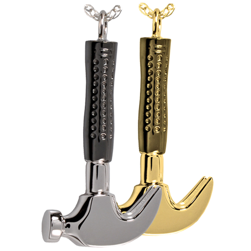 Cremation Jewelry: Hammer Pendant -  - 3835