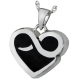 Cremation Jewelry: Infinity Heart Pendant -  - 3544