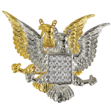 Cremation Jewelry: Jeweled Eagle Pendant