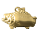 Cremation Jewelry: Large Mouth Bass Pendant -  - 3159