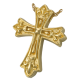 Cremation Jewelry: Ornate Cross Pendant -  - 3119