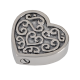 Cremation Jewelry: Ornate Heart Pendant -  - 3112