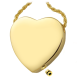 Cremation Jewelry: Peaceful Heart Pendant -  - 3109 / 3109DC