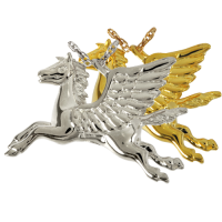 Cremation Jewelry: Pegasus Horse Pendant