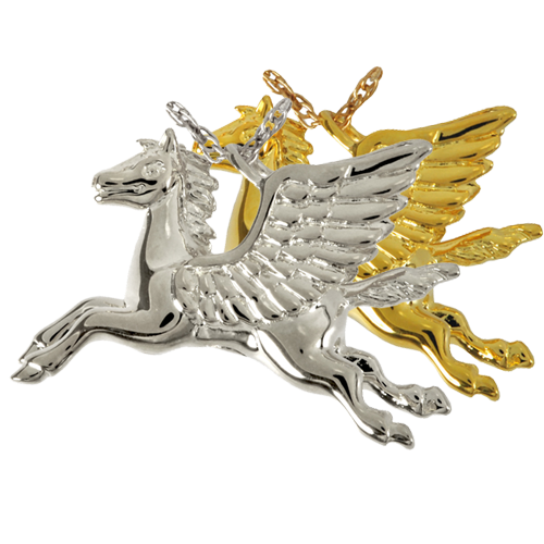 Cremation Jewelry: Pegasus Horse Pendant -  - 3164
