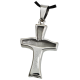 Cremation Jewelry Premium Stainless Claddagh Cross Pendant -  - SSP041C