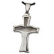 Cremation Jewelry Premium Stainless Steel Claddagh Cross Pendant -  - SSP041B