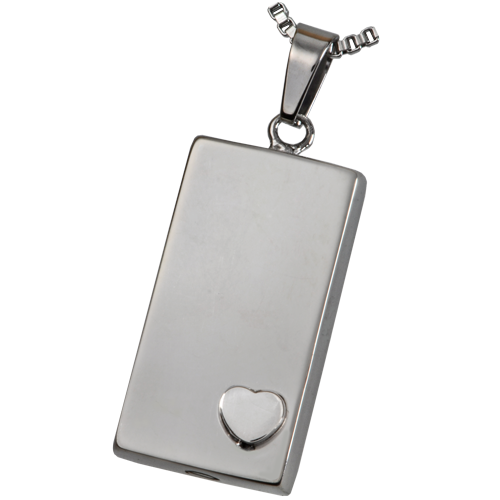Cremation Jewelry Premium Stainless Steel Heart of Foundation Pendant -  - 6808