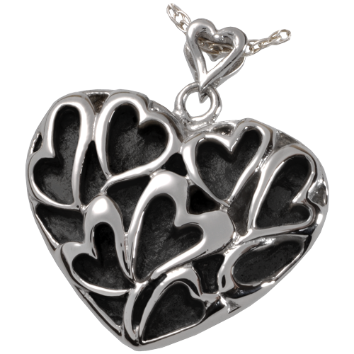 Cremation Jewelry Premium Stainless Steel Heart of Hearts Pendant -  - 6809/4809
