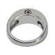 Cremation Jewelry: Premium Stainless Steel Zenith Ring -  - SSR205