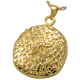 Cremation Jewelry: Sand Dollar Pendant -  - 3151