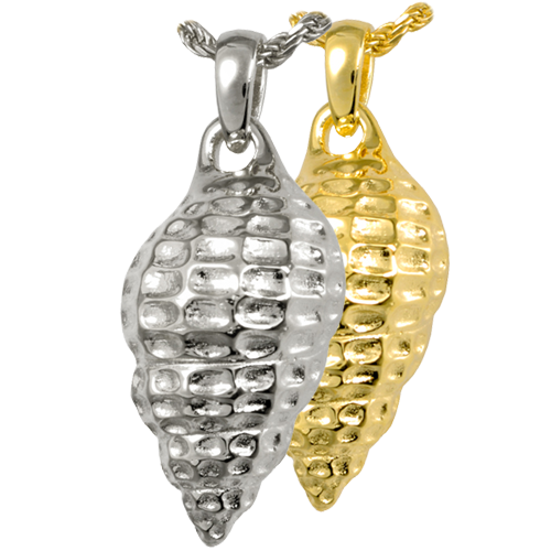 Cremation Jewelry: Sea Shell Pendant -  - 3214
