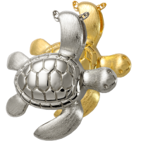 Cremation Jewelry: Sea Turtle Pendant