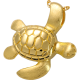 Cremation Jewelry: Sea Turtle Pendant -  - 3208