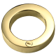 Cremation Jewelry: Slide Stones Circle Pendant -  - 3044