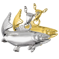 Cremation Jewelry: Sportfish Pendant