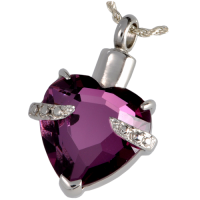 Cremation Jewelry Stainless Steel Imperial Heart Pendant