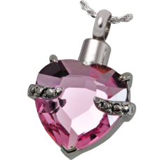 Cremation Jewelry Stainless Steel Loyal Heart Pendant