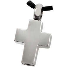 Cremation Jewelry Stainless Steel Remembrance Cross Pendant