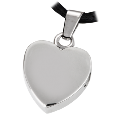 Cremation Jewelry Stainless Steel Remembrance Heart Pendant