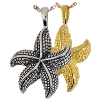 Cremation Jewelry: Star Fish Pendant