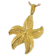 Cremation Jewelry: Star Fish Pendant -  - 3130