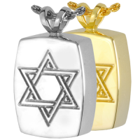 Cremation Jewelry: Star of David Pendant
