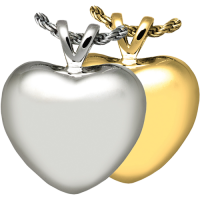Cremation Jewelry: Strong Heart Pendant