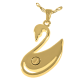 Cremation Jewelry: Swan Pendant -  - 3841
