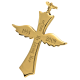 Cremation Jewelry: Winged Cross Pendant -  - 3060