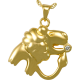Cremation Jewelry: Zodiac Leo Pendant -  - 3085