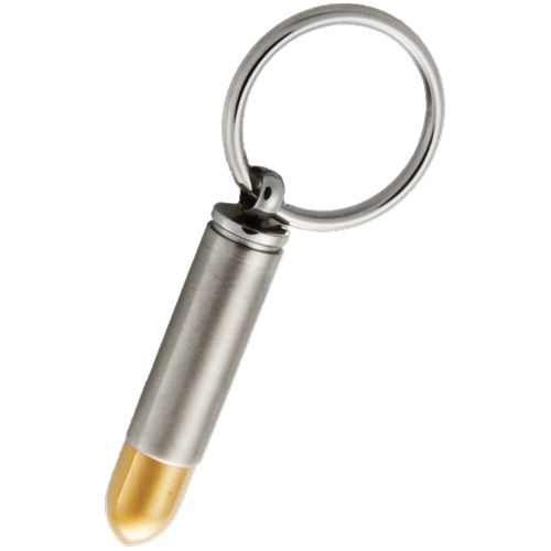 Cremation Keychain: Two-Tone Bullet -  - MG3267 Two-Tone Bullet