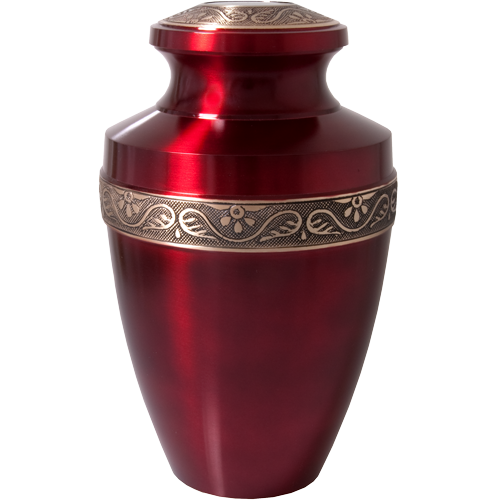Cremation Urns: Scarlet Brass -  - 8279A