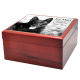 Dog Urns: Cherry Finish Wood Photo Tile Urn Box- 2 sizes -  - M-9793 (small) / M-9794 (medium)