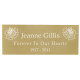Engraved Memorial Urn Plaque - Large Brass Finish - - LBP-7004 Engraved Memorial Urn Plaque - Large Brass Finish - - LBP-7004