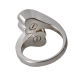 Fingerprint Cremation Jewelry Companion Heart Ring Handprint Footprint -  - MGFP-2016HF