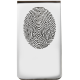 Fingerprint Memorial Jewelry: Sterling Silver Money Clip -  - FP-MC