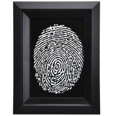 Framed B&W Art Print- Fingerprint