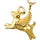 Pet Cremation Jewelry: Angel Dog Pendant -  - 3192