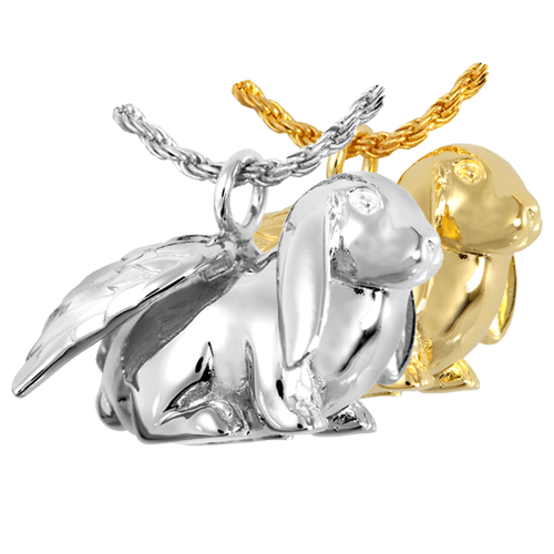 Pet Cremation Jewelry: Bunny, Lop Pendant -  - 3102
