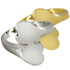 Pet Cremation Jewelry Companion Heart Ring Pendant