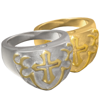 Pet Cremation Jewelry Cross Ring