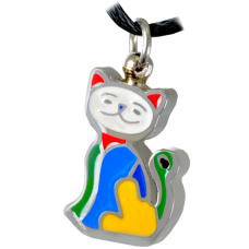 Pet Cremation Jewelry Stainless Steel My Sweet Kitty Pendant