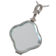 Pet Cremation Jewelry: Victorian Glass Clover Locket/no ashes -  - 626916