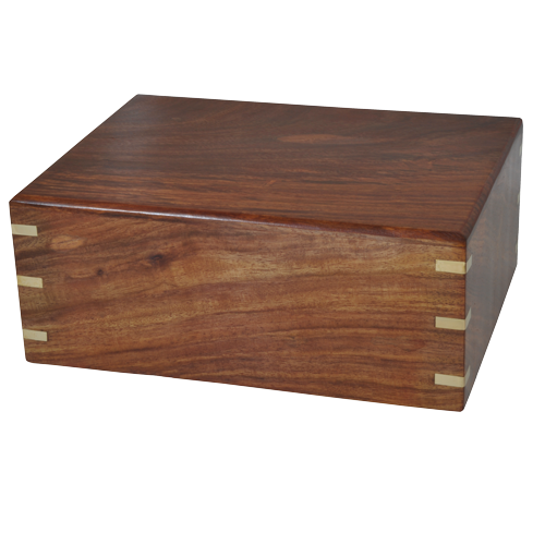 Pet Cremation Wood Urns: Perfect Wooden Box Cat Urn Large -  - SWH-003C
