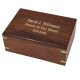 Pet Cremation Wood Urns: Perfect Wooden Box Dog Urn Medium -  - SWH-003B