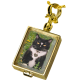 Pet Memorial Jewelry Victorian Glass Locket (not for ashes) Pendant -  - 5002